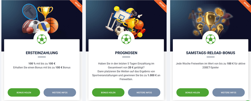 Boni und Aktionen für Sportwetten